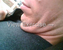 double chin exercise
